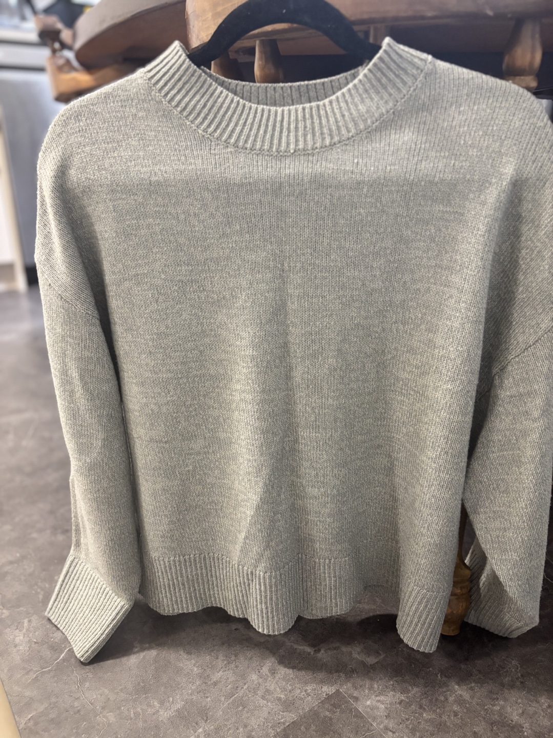 Grey H&M Divided Knit Sweater - Size Small - photo 2