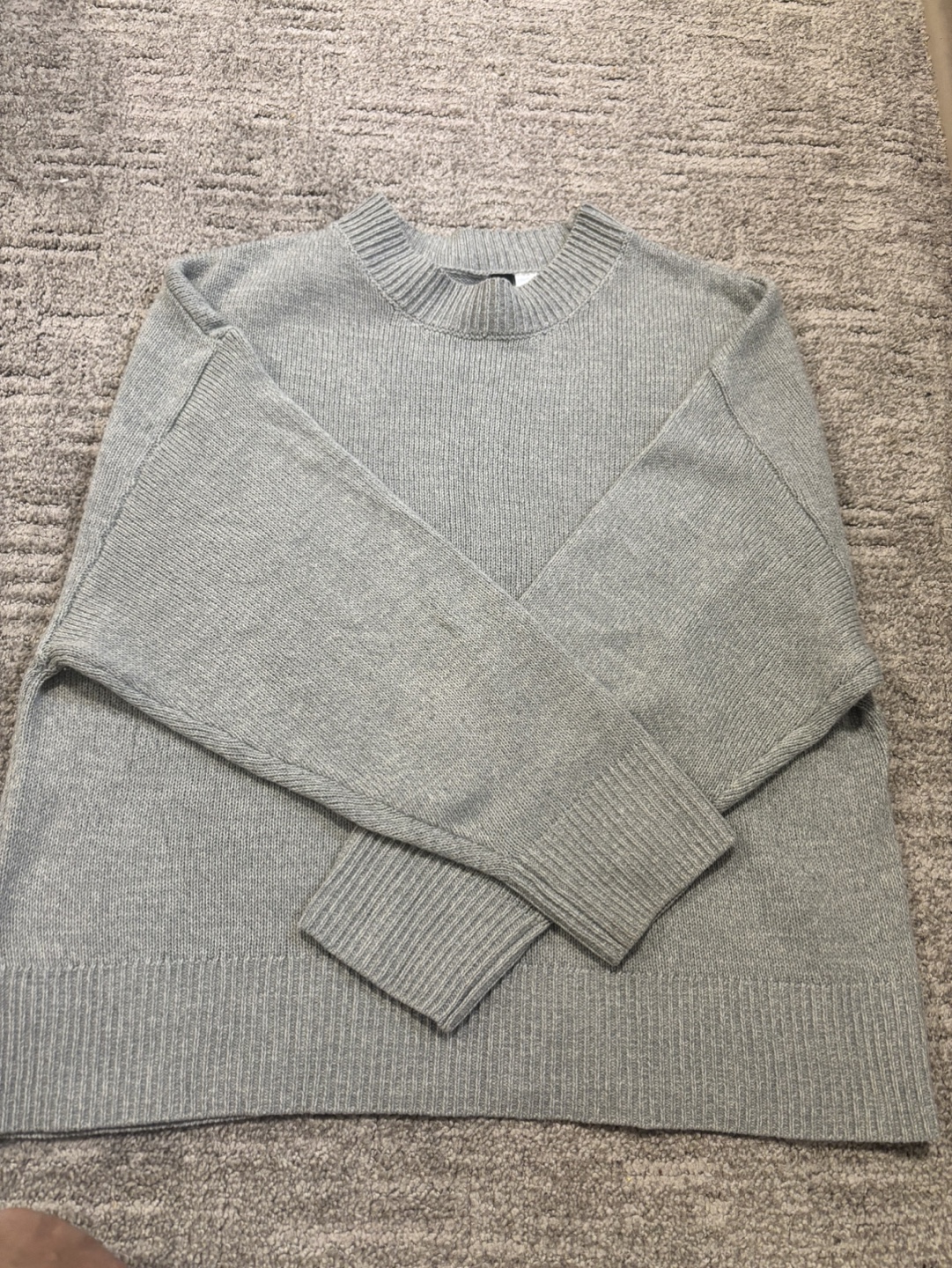 Grey H&M Divided Knit Sweater - Size Small - photo 4