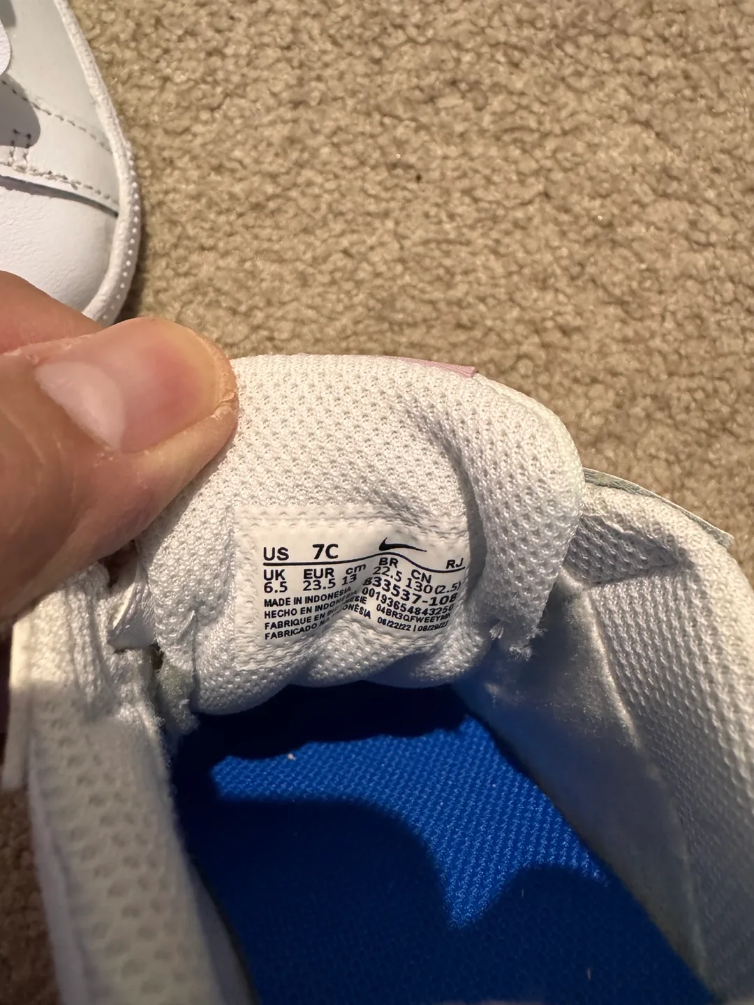 Nike Court Royale Toddler Shoes Size 7C image indicator(4)