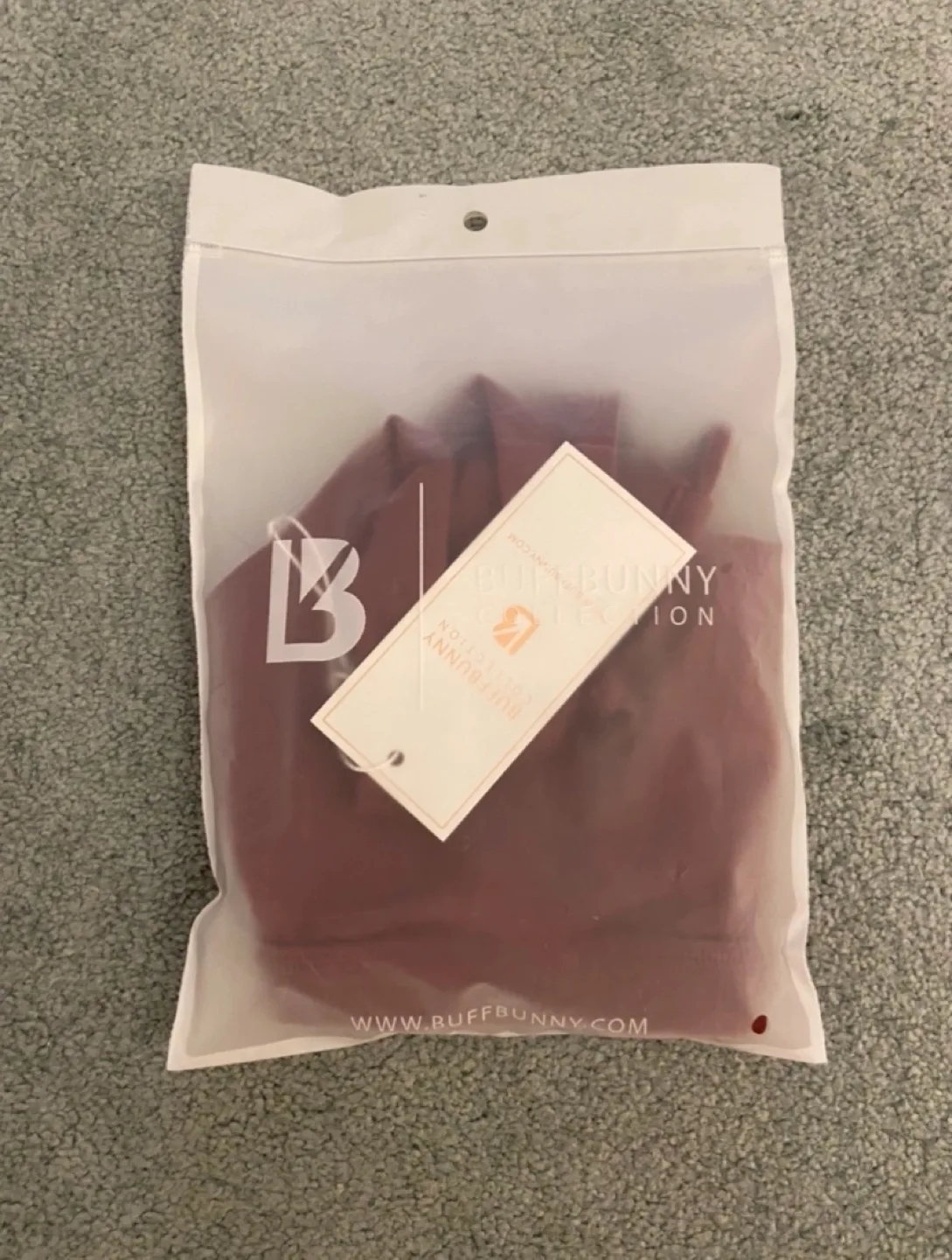 BNWT Buffbunny Collection Burgundy Sports Bra 🏈 image indicator(5)