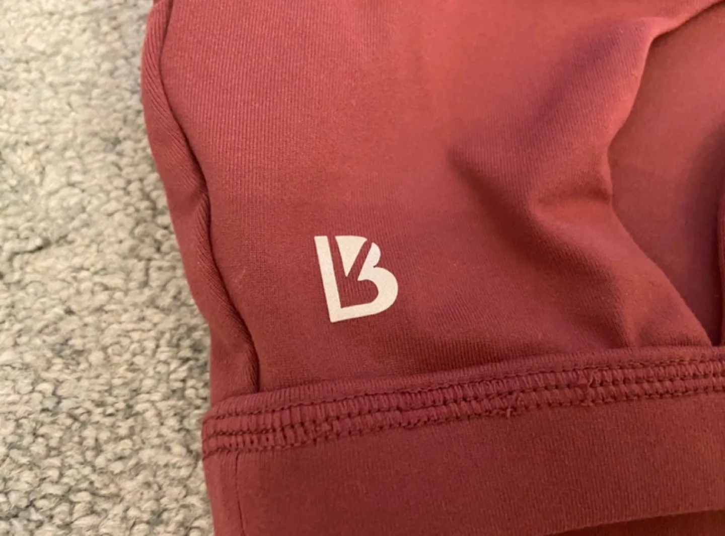 BNWT Buffbunny Collection Burgundy Sports Bra 🏈 image indicator(3)