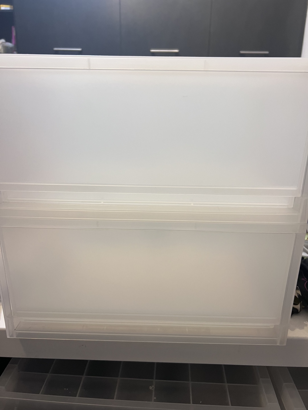 2 MUJI Storage Drawers