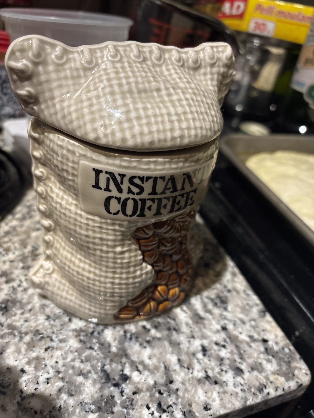 Vintage Instant Coffee Container 🏈