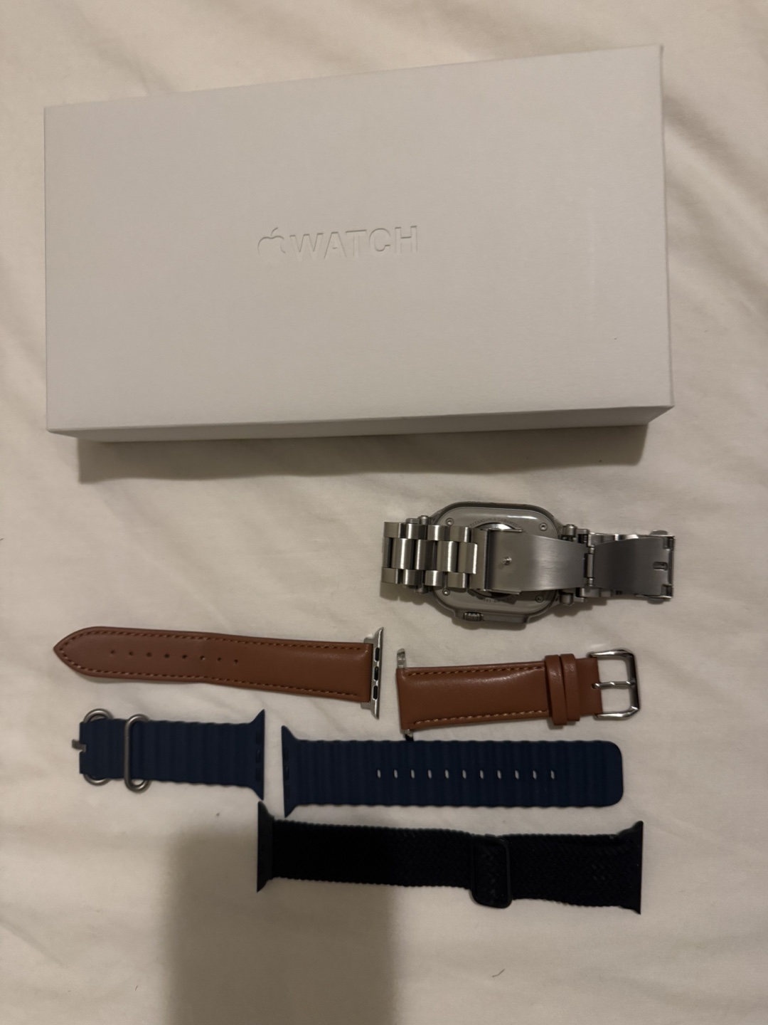 Apple Watch Ultra 2 with extra bands