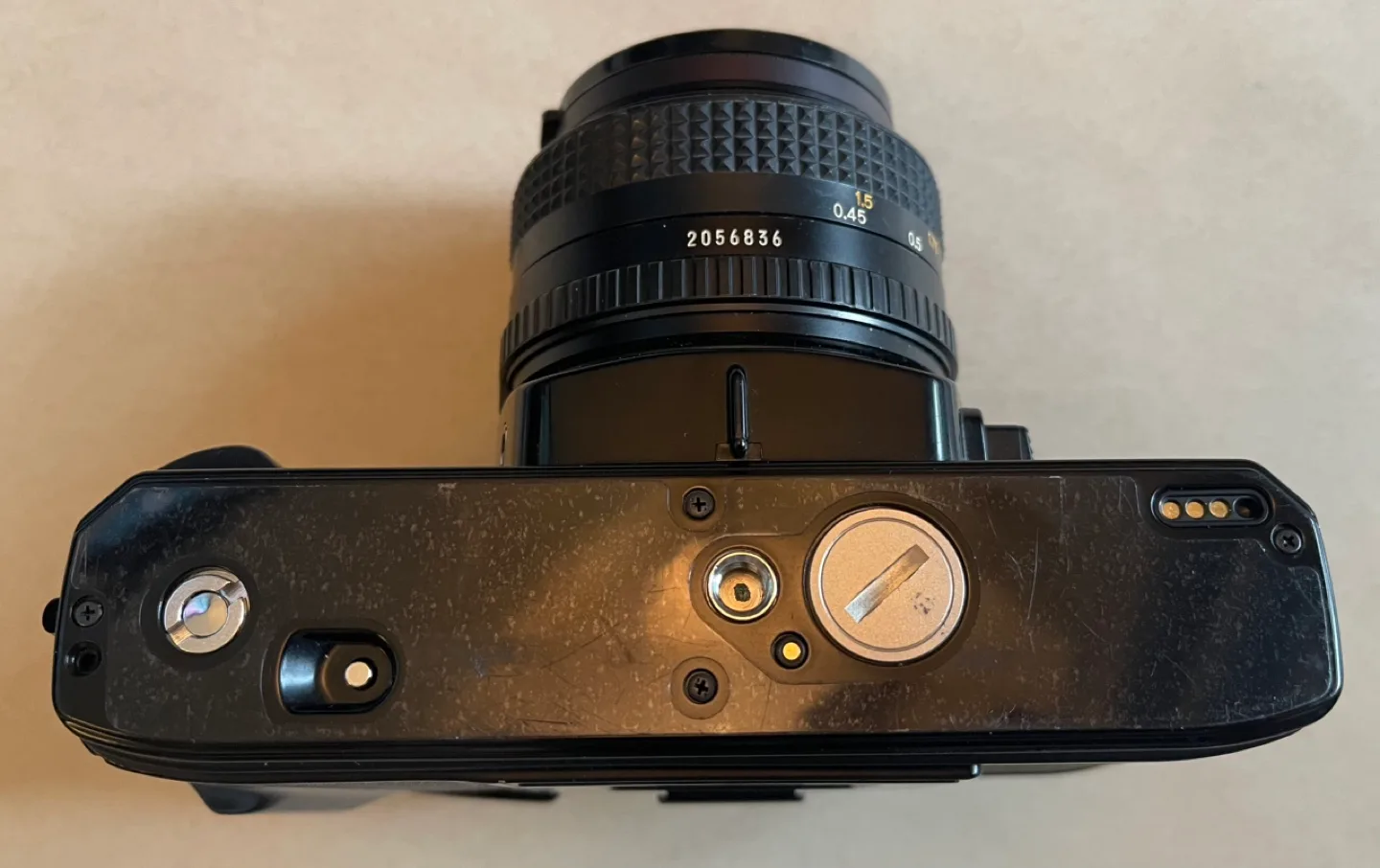 Minolta X-700 Film Camera with 49mm Black’s 1A Lens image indicator(6)