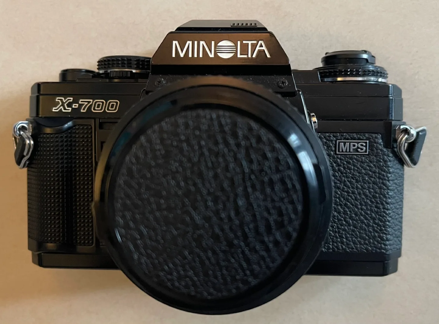 Minolta X-700 Film Camera with 49mm Black’s 1A Lens image indicator(3)