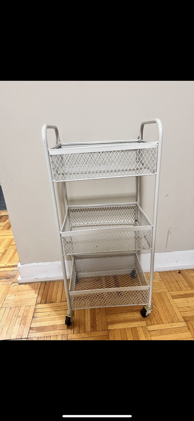 Three-Tier Rolling Cart