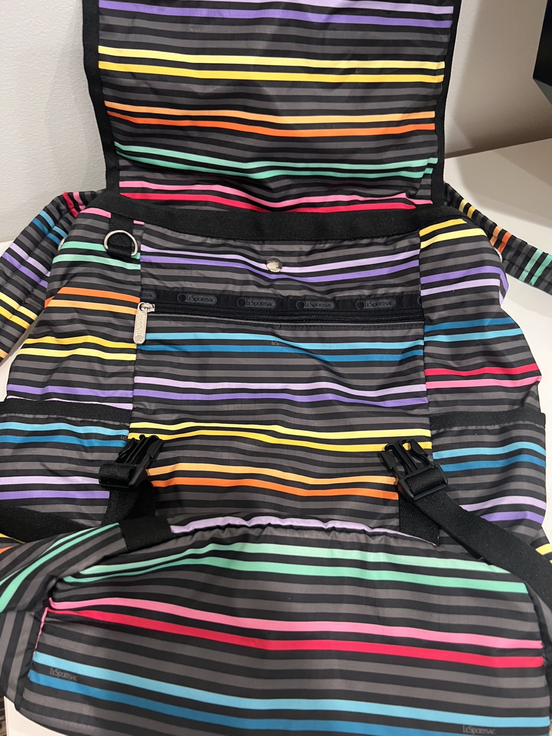 LeSportsac Rainbow Stripe Backpack - photo 5