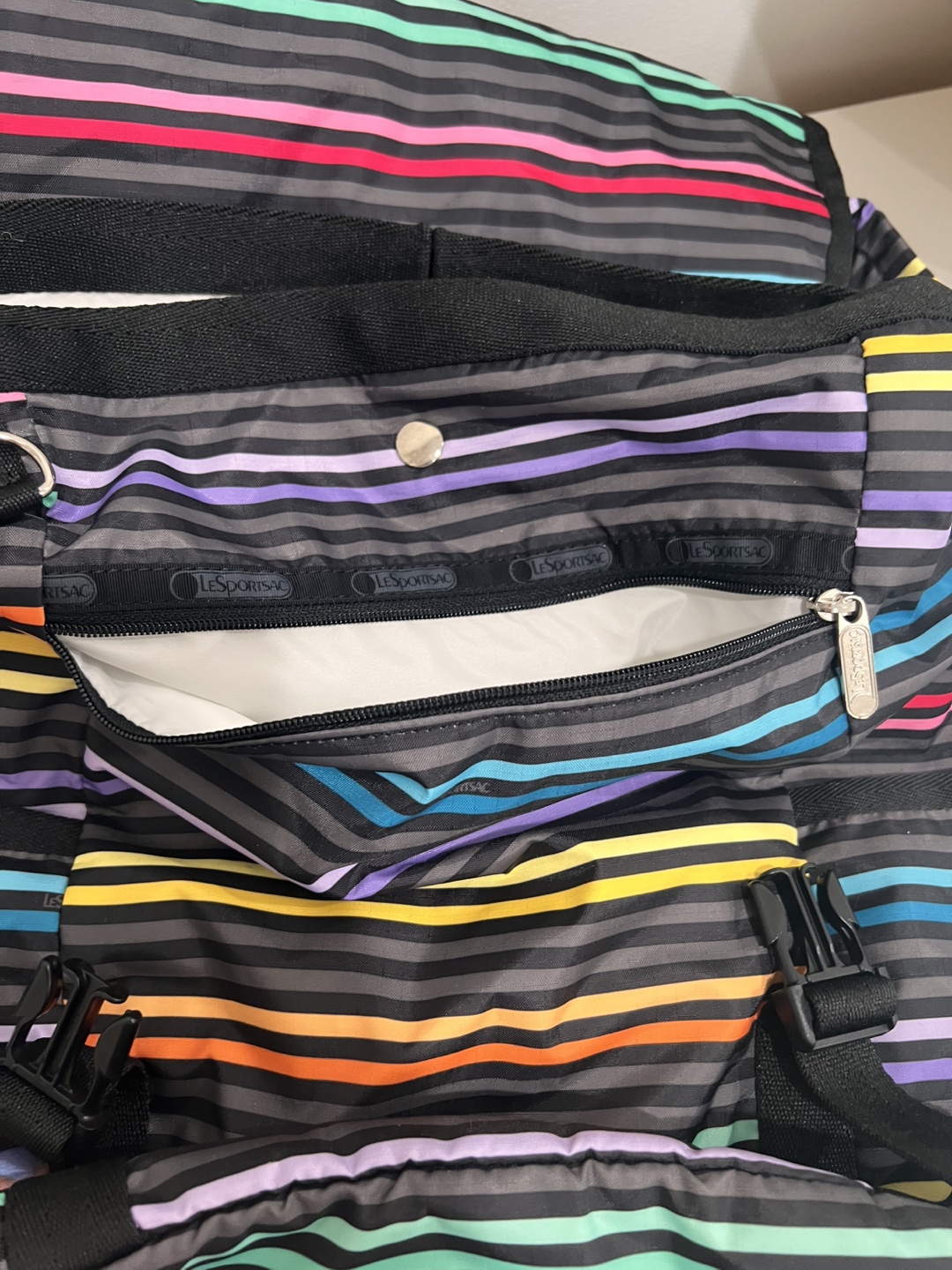 LeSportsac Rainbow Stripe Backpack - photo 4
