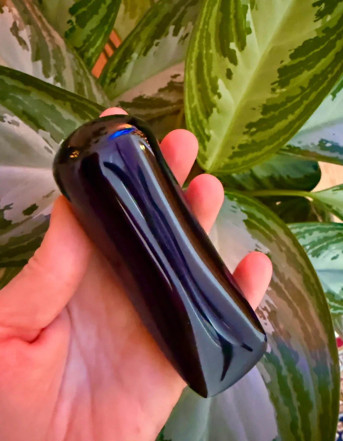 Genuine Obsidian Crystal Massage Tool image indicator(3)