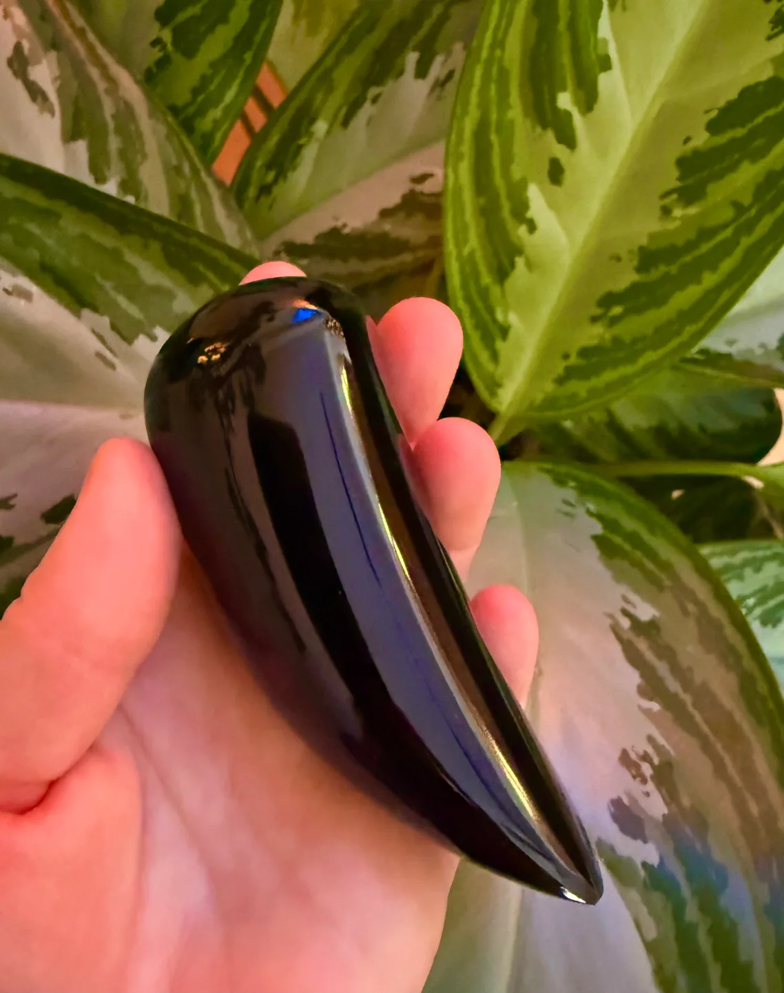 Genuine Obsidian Crystal Massage Tool image indicator(4)