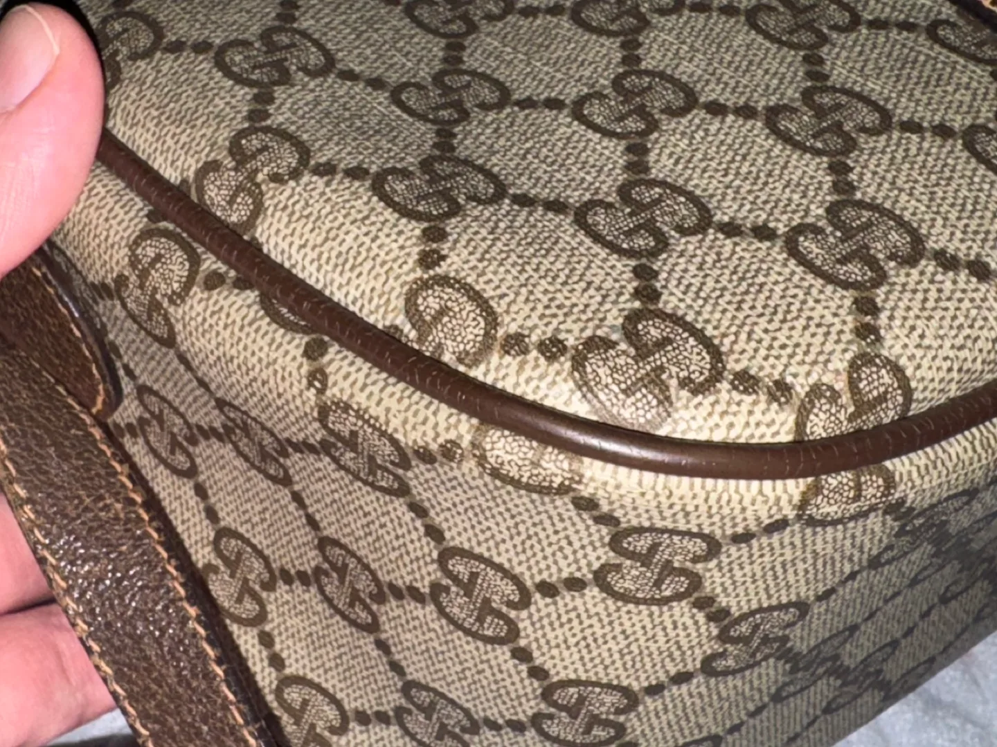 Vintage Gucci GG Monogram Shoulder Bag image indicator(2)
