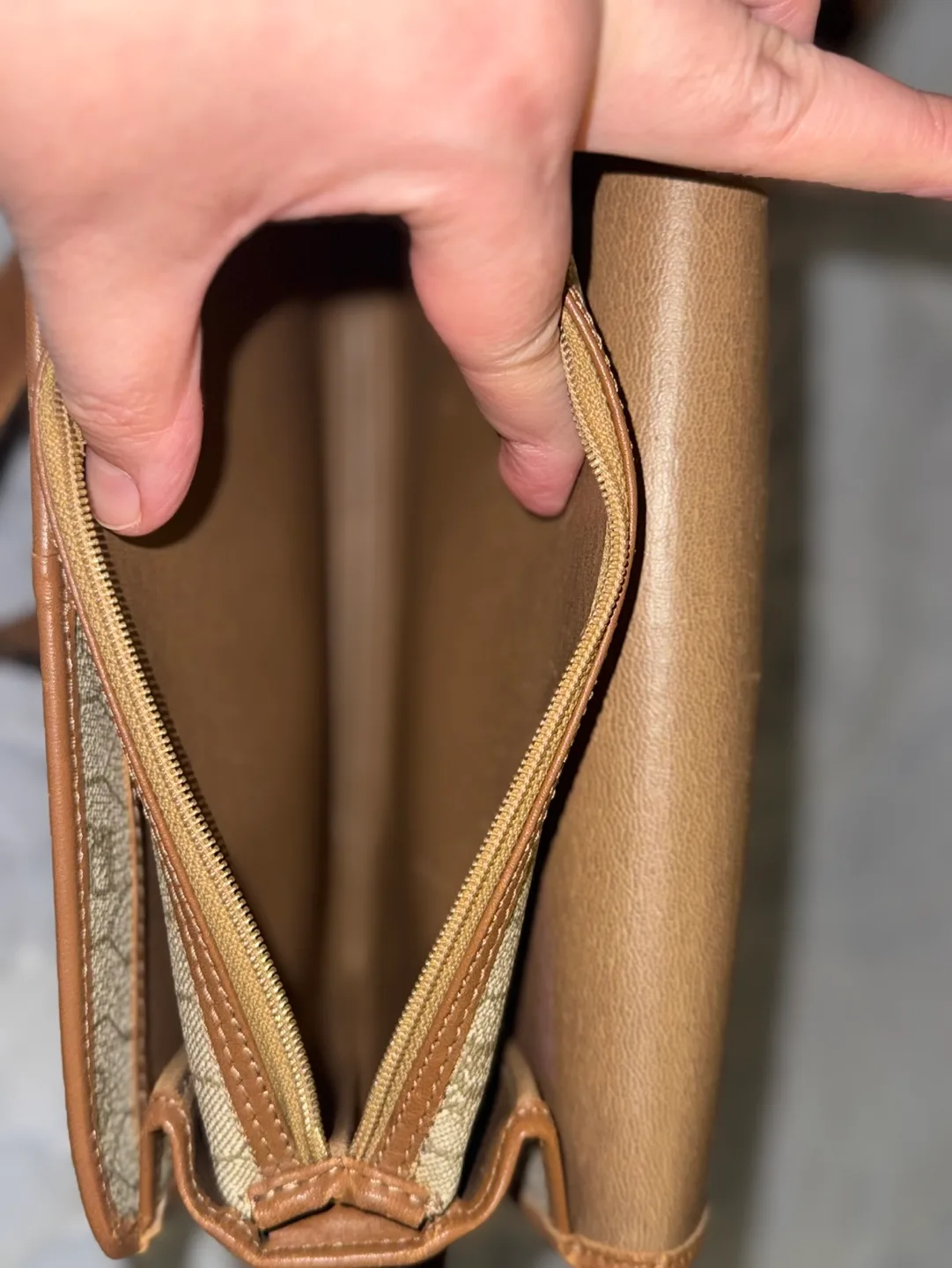 Vintage Christian Dior Shoulder Bag and Pouch Set image indicator(5)