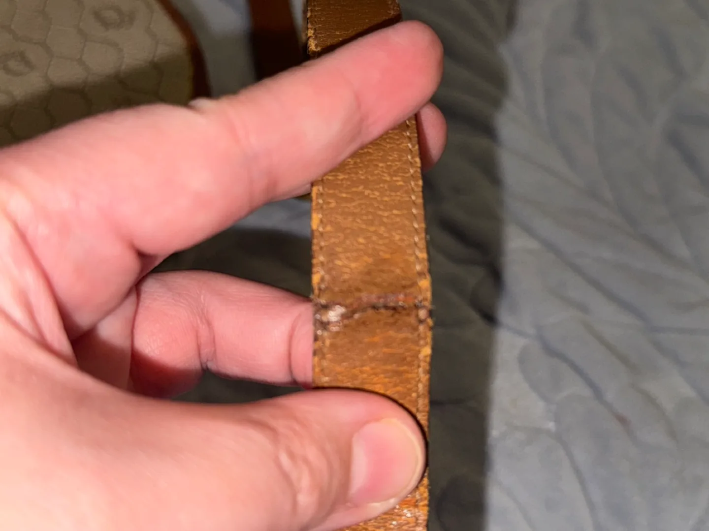 Vintage Christian Dior Shoulder Bag and Pouch Set image indicator(10)