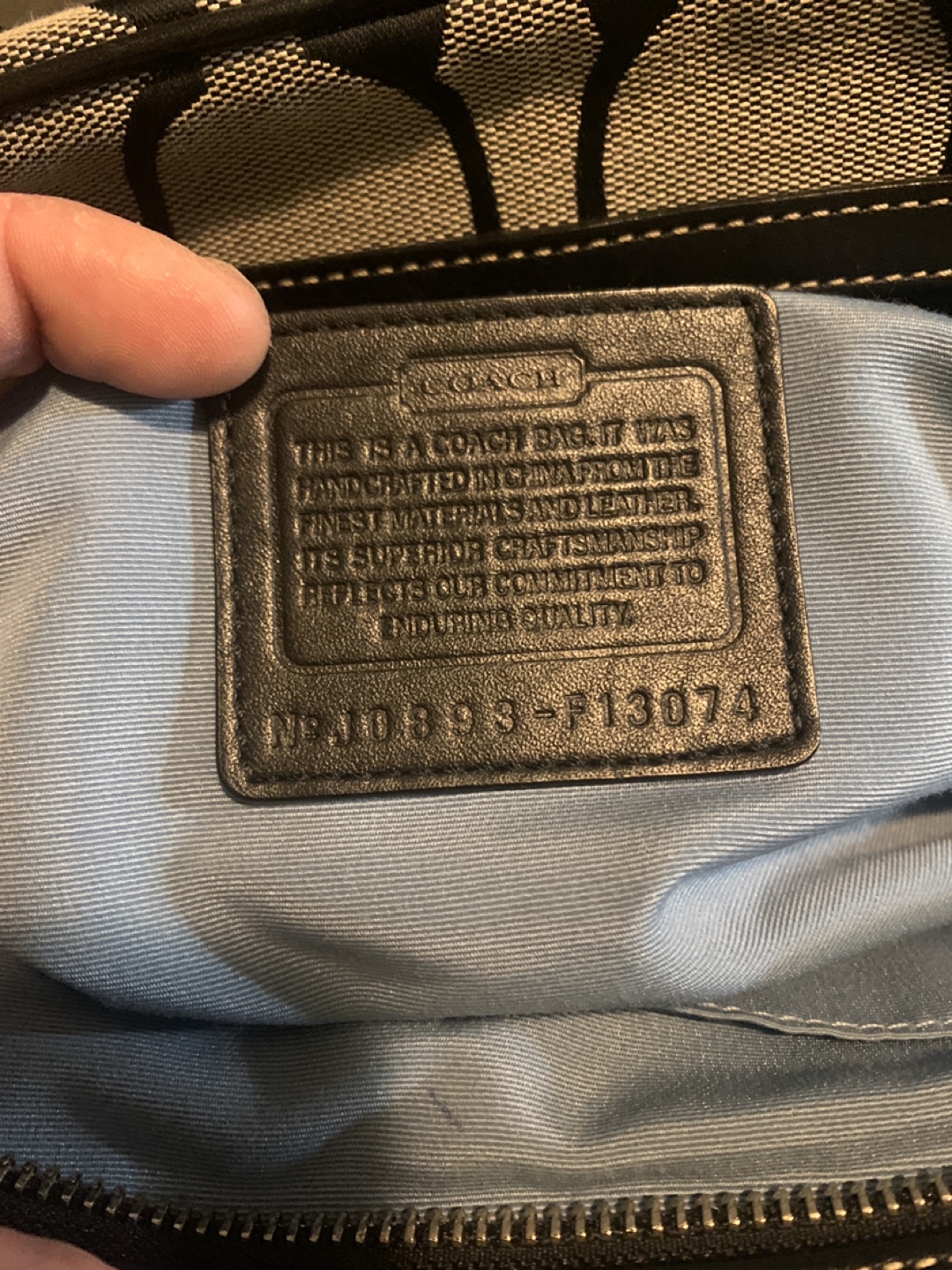 Coach Signature Handbag - photo 2