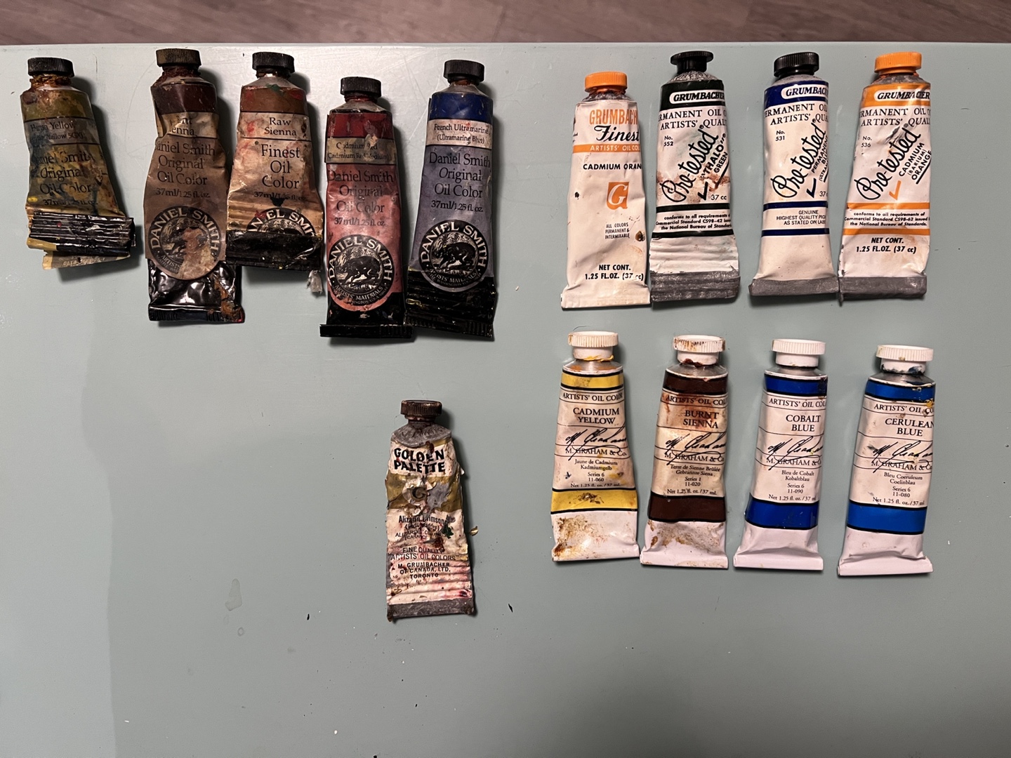 Vintage Oil Paint Tubes