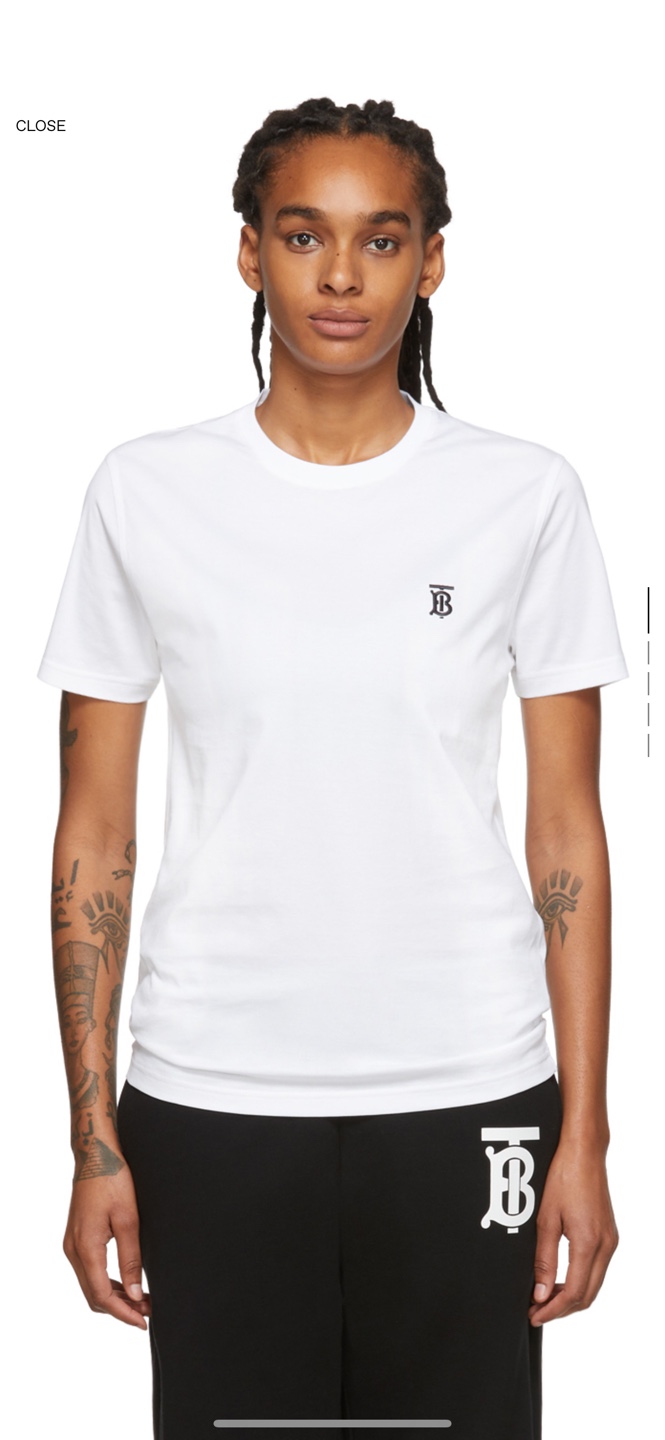 Burberry London England White T-Shirt - Size XS - photo 3