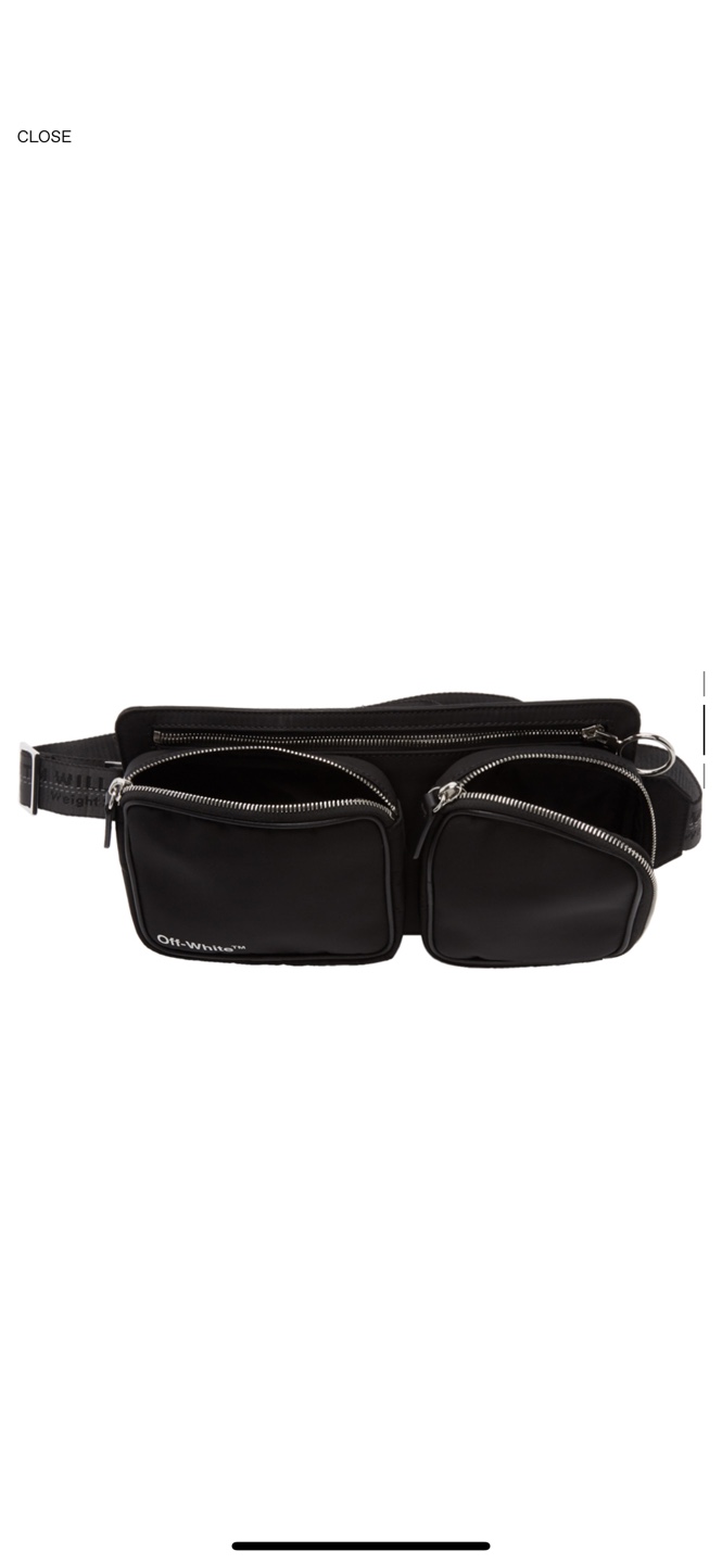 Off-White Black Waist Bag - photo 4