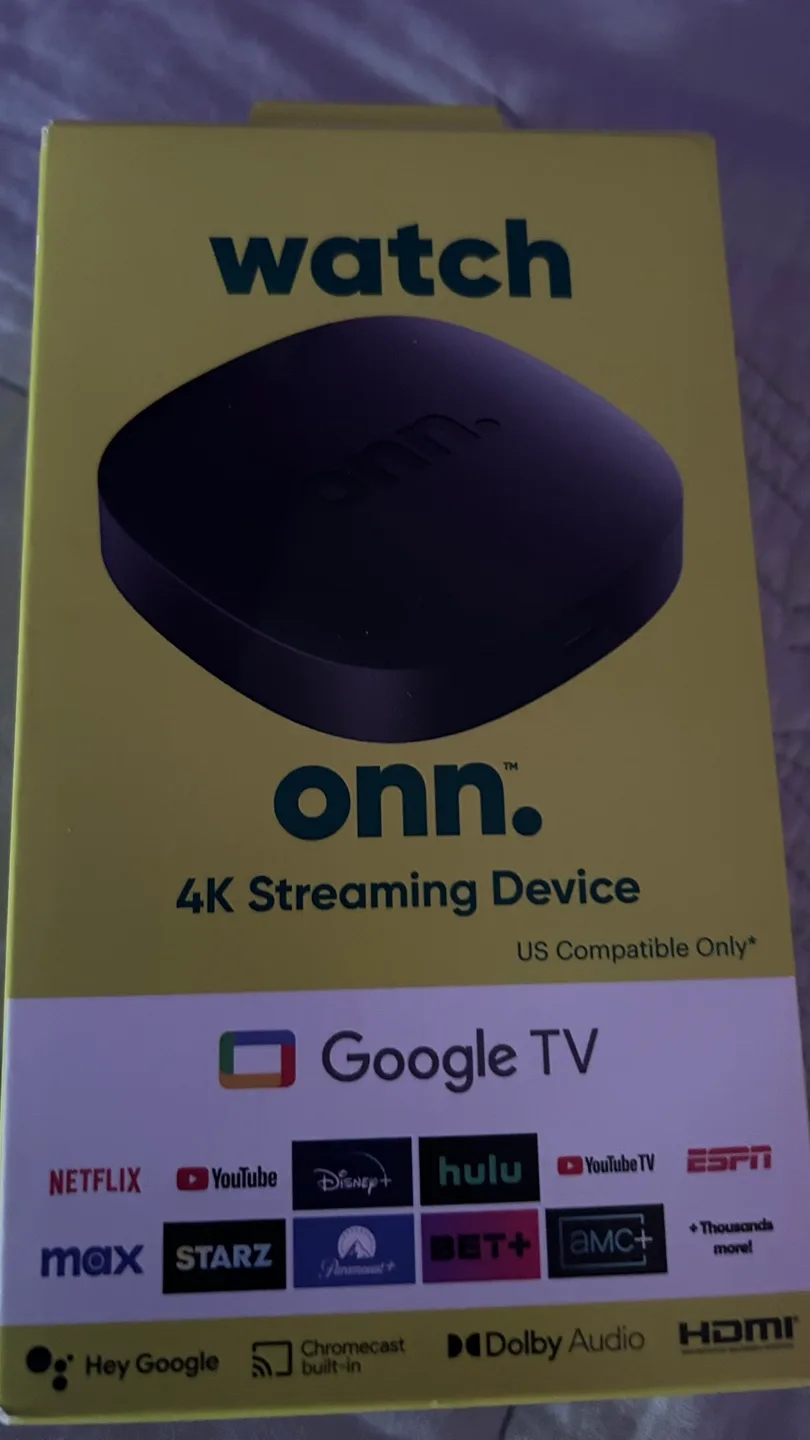 Onn. 4K Streaming Device with Google TV image indicator(3)
