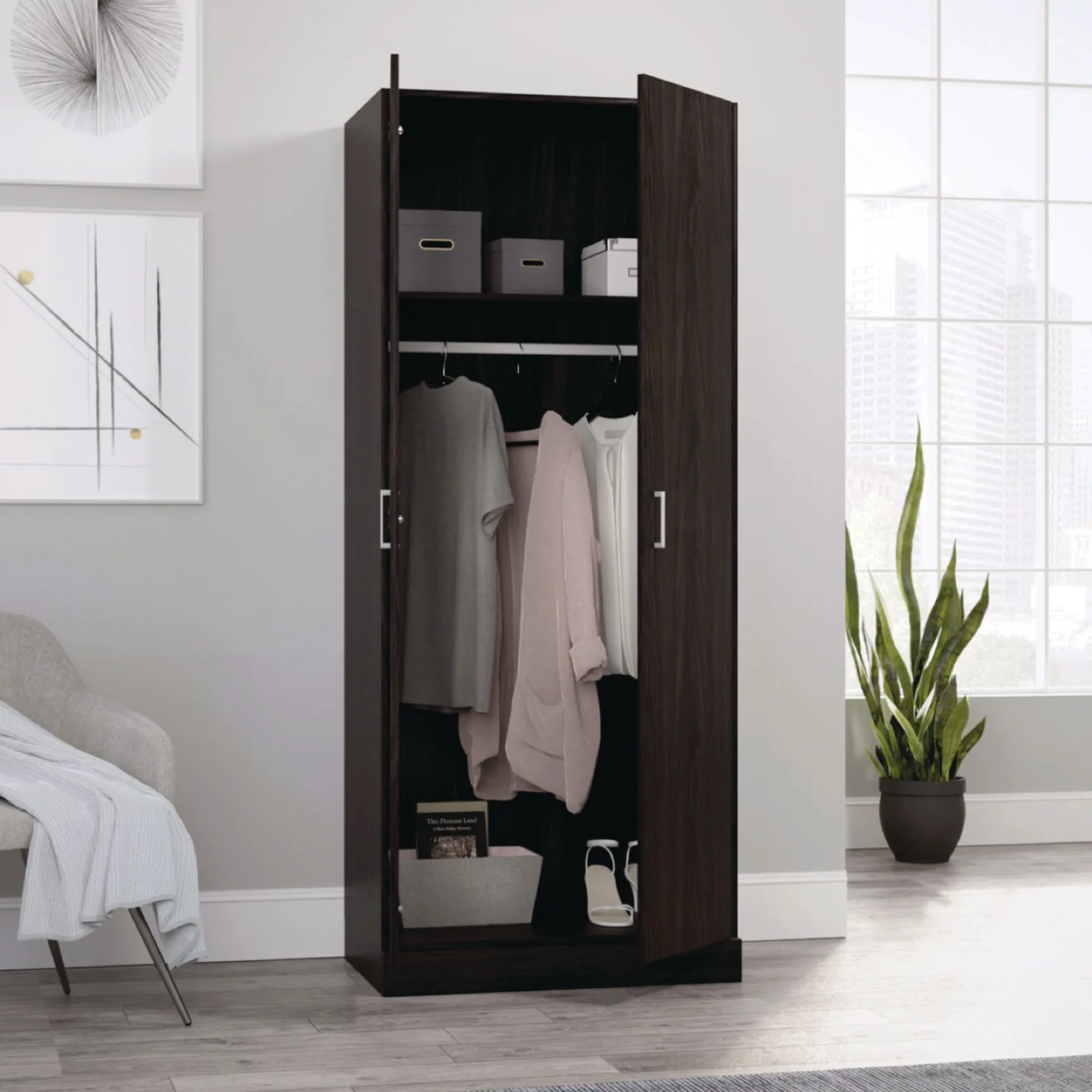 2-Door Wardrobe/Armoire Clothes Storage Cabinet ▫️BRAND NEW▫️ image indicator(2)