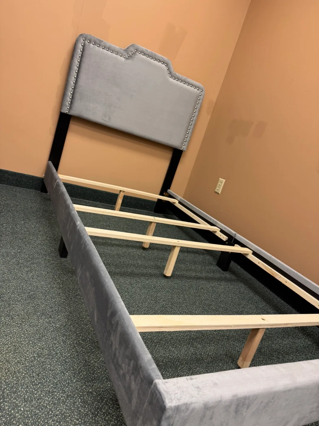 Twin Upholstered Bed Frame image indicator(2)