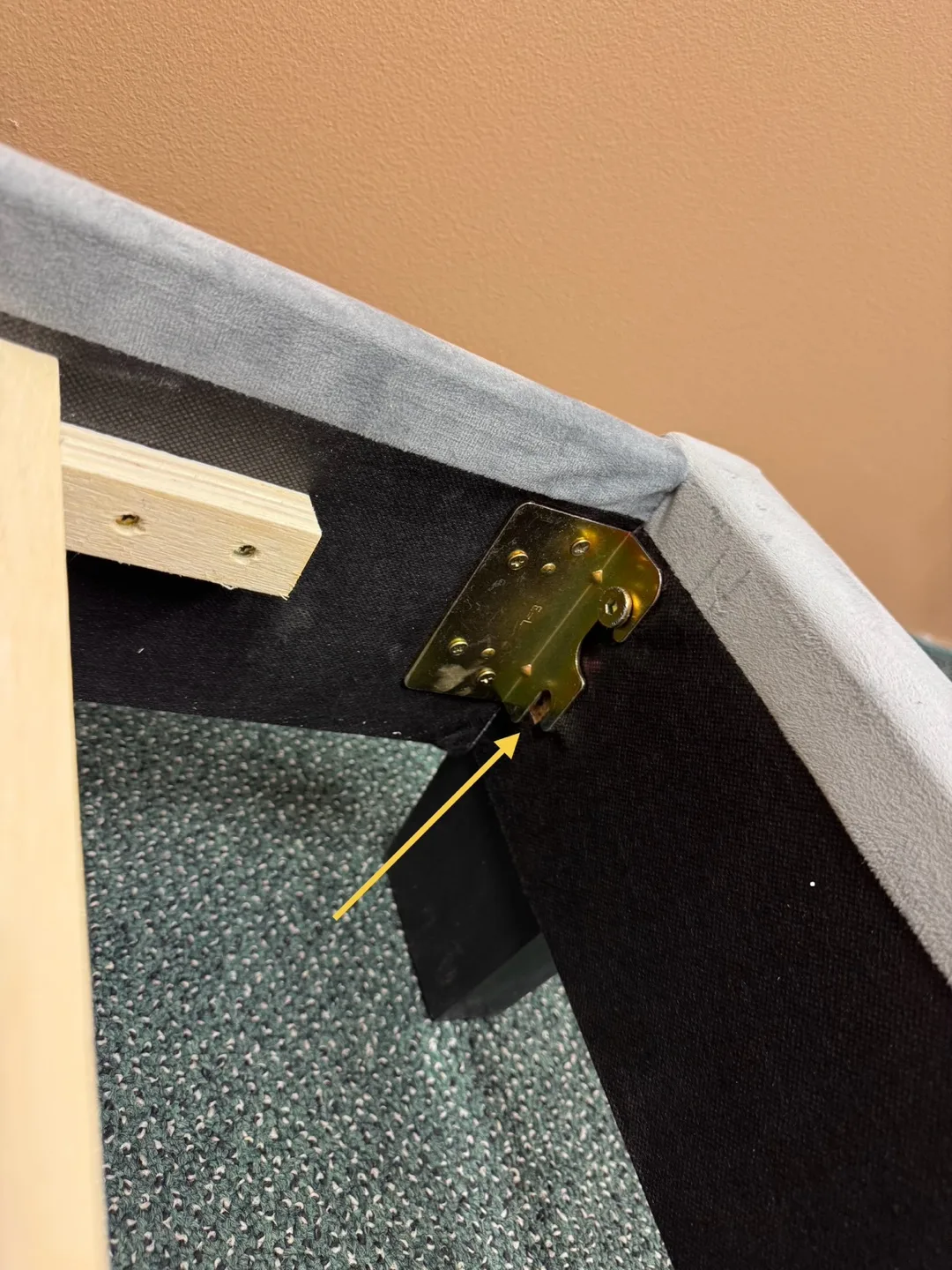 Twin Upholstered Bed Frame image indicator(7)