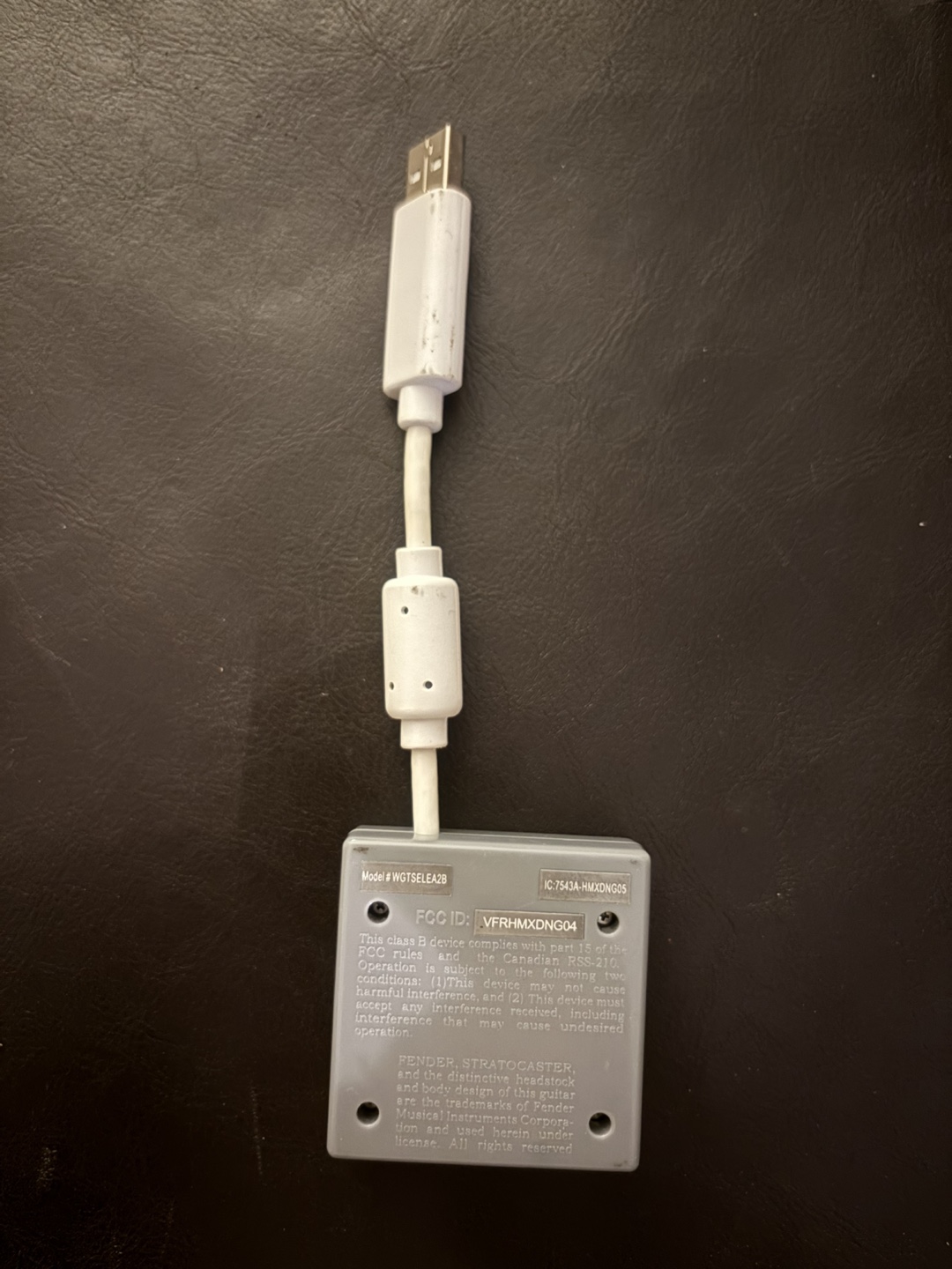 Nintendo wii , Fender Stratocaster  Dongle