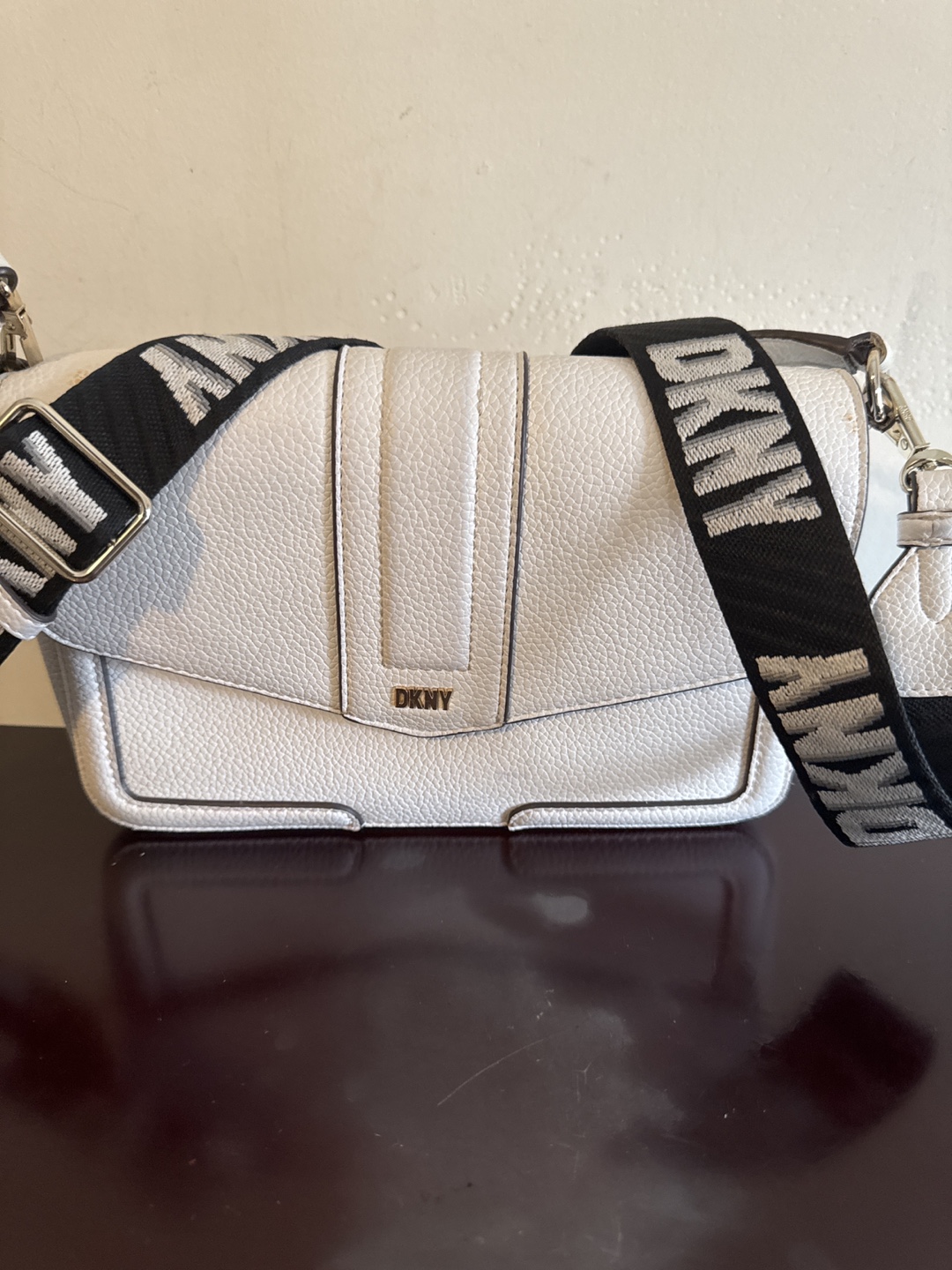 DKNY White Crossbody Bag