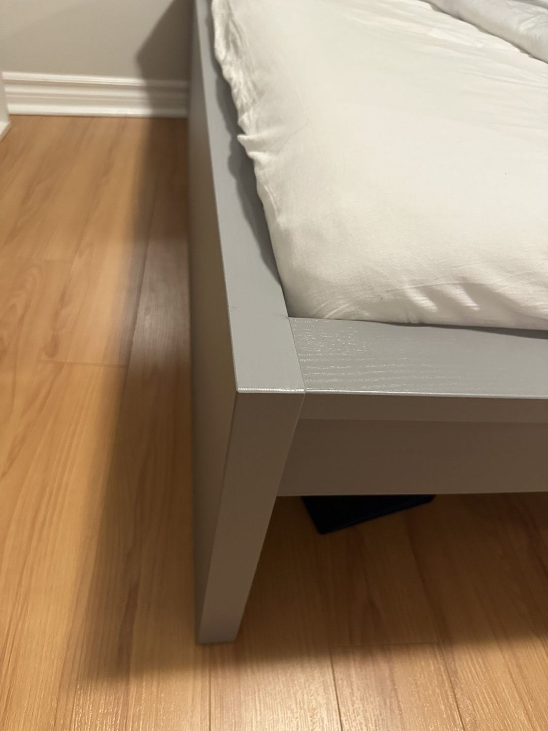 Grey IKEA MALM Bed Frame - Double - photo 2