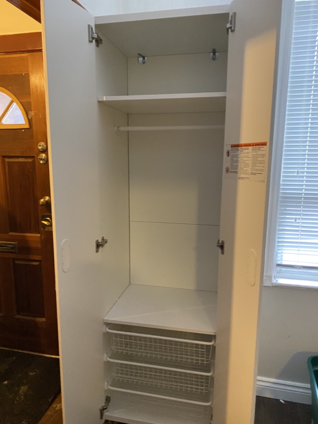 IKEA HEMNES White Wardrobe - photo 3