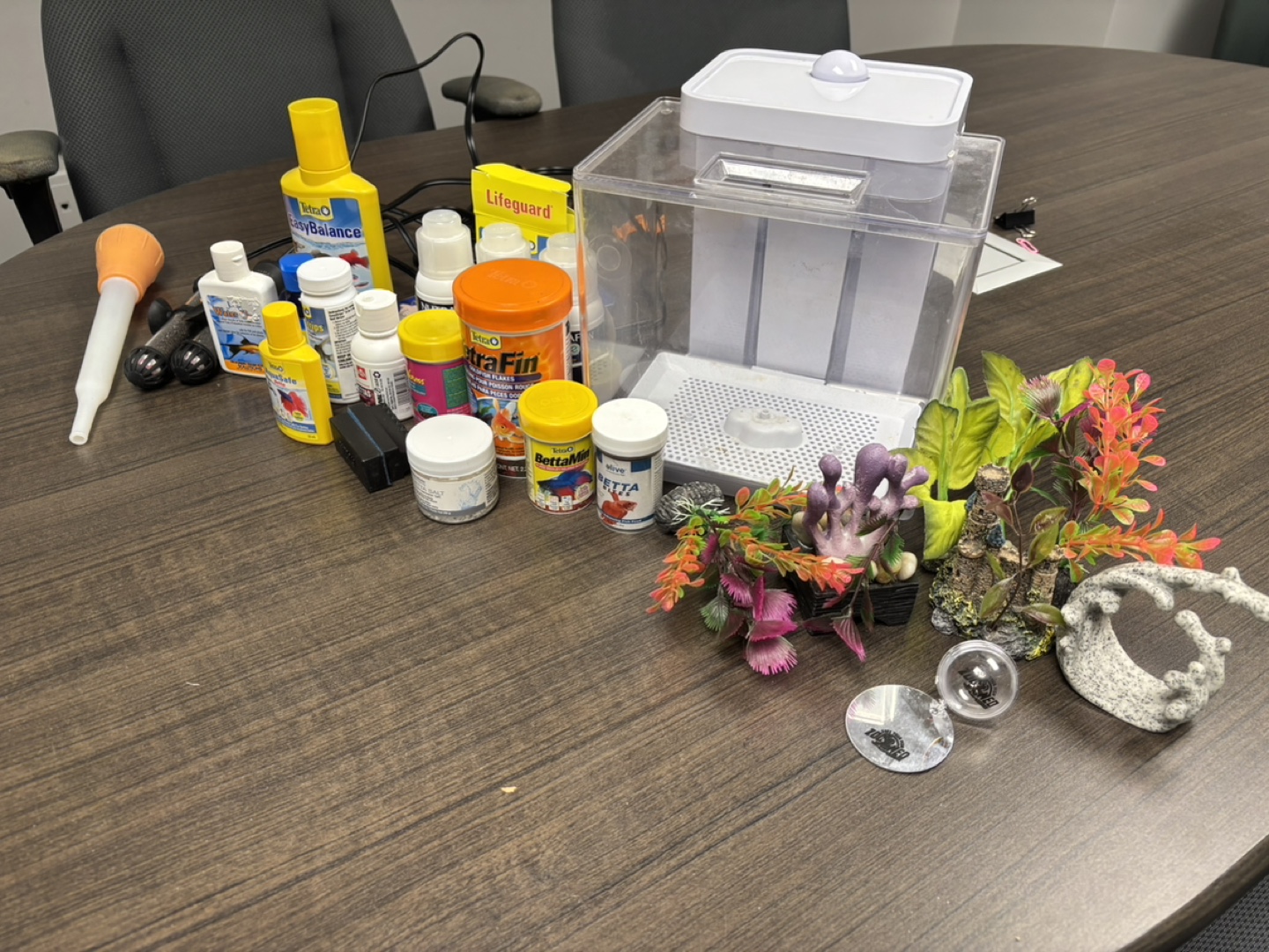 Betta Fish Tank Starter Kit with Accessories