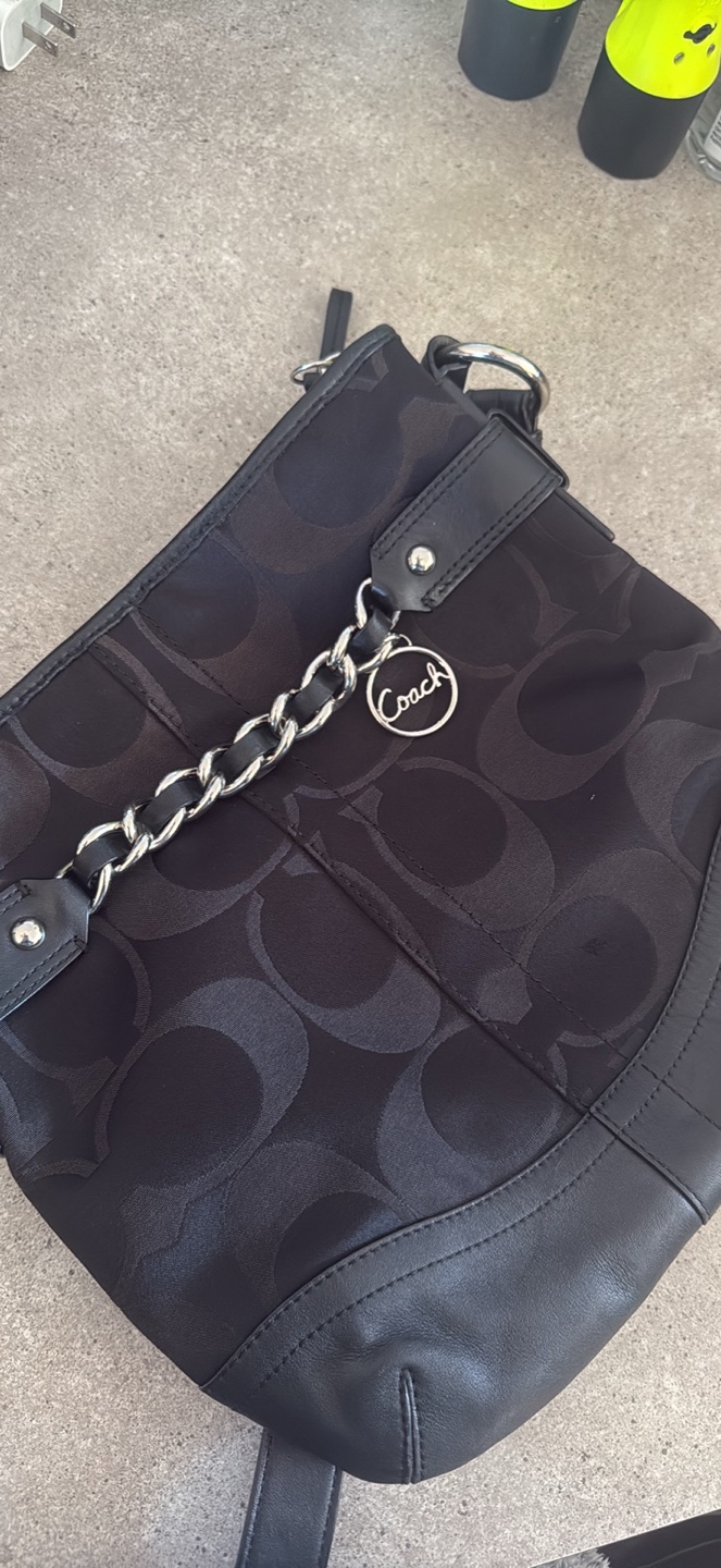 Coach Black Signature C Crossbody Bag