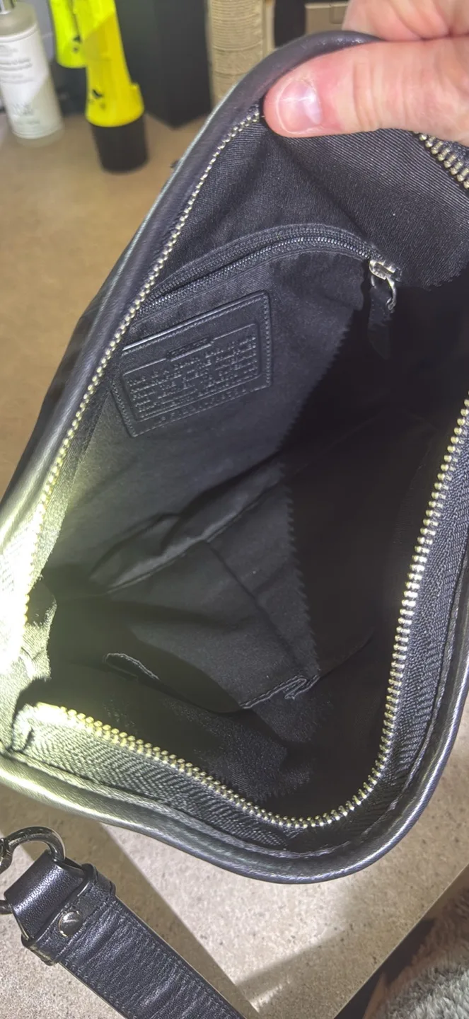 Coach Black Signature C Crossbody Bag image indicator(4)