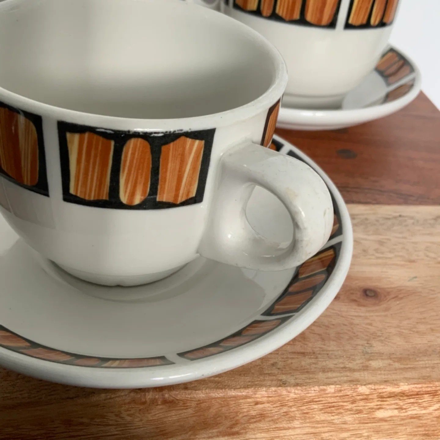 Vintage Grindley Teacups and Saucers image indicator(3)