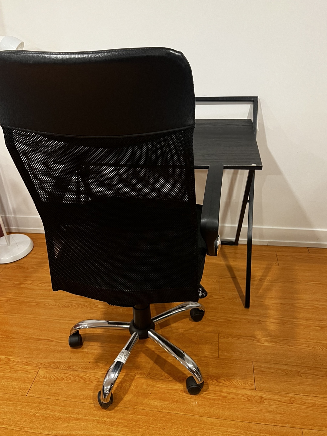 Black Computer Desk and Office Chair Set - photo 2