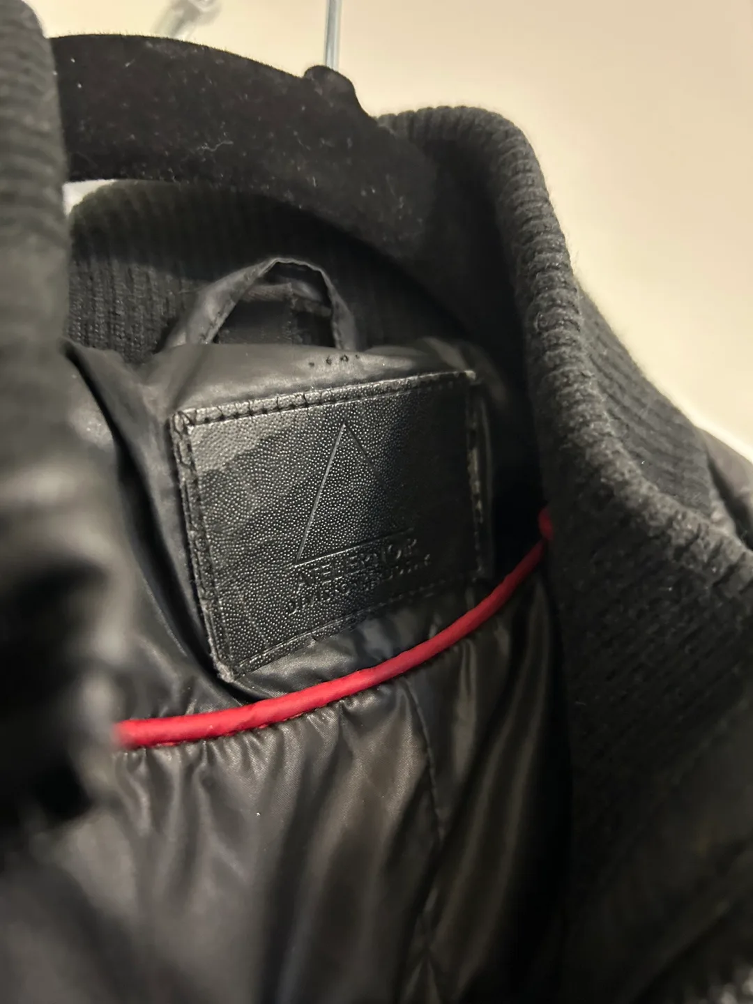 Atelier Noir Women's Black Puffer Coat with Faux Fur Hood image indicator(4)