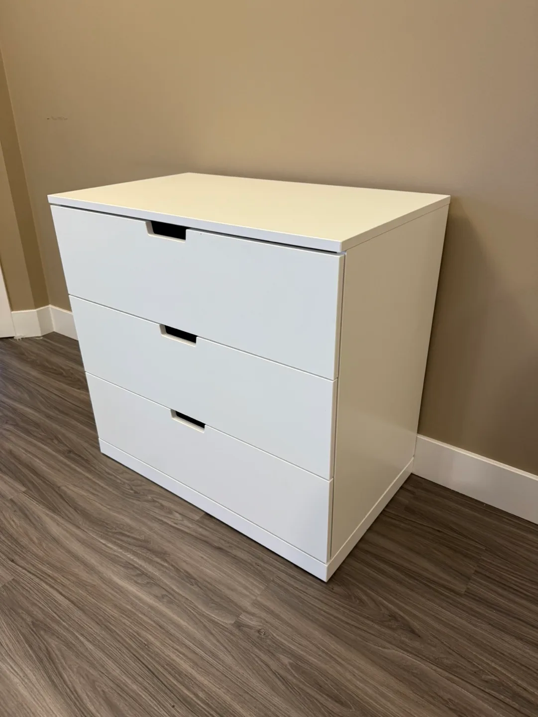 IKEA NORDLI 3-Drawer Chest - White image indicator(2)