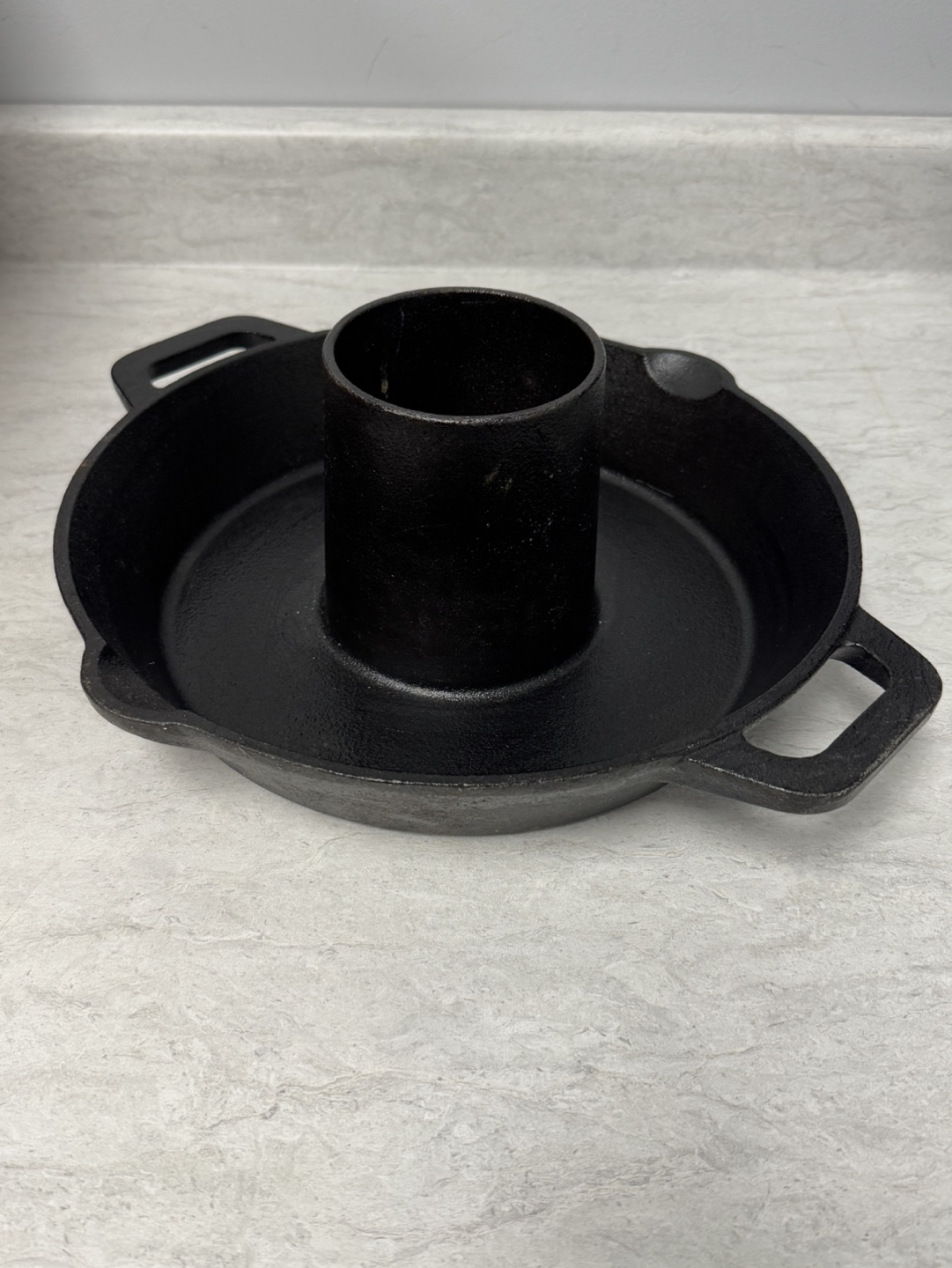 BBQ Nerd Cast Iron Roasting Pan with Chicken Roaster - photo 2