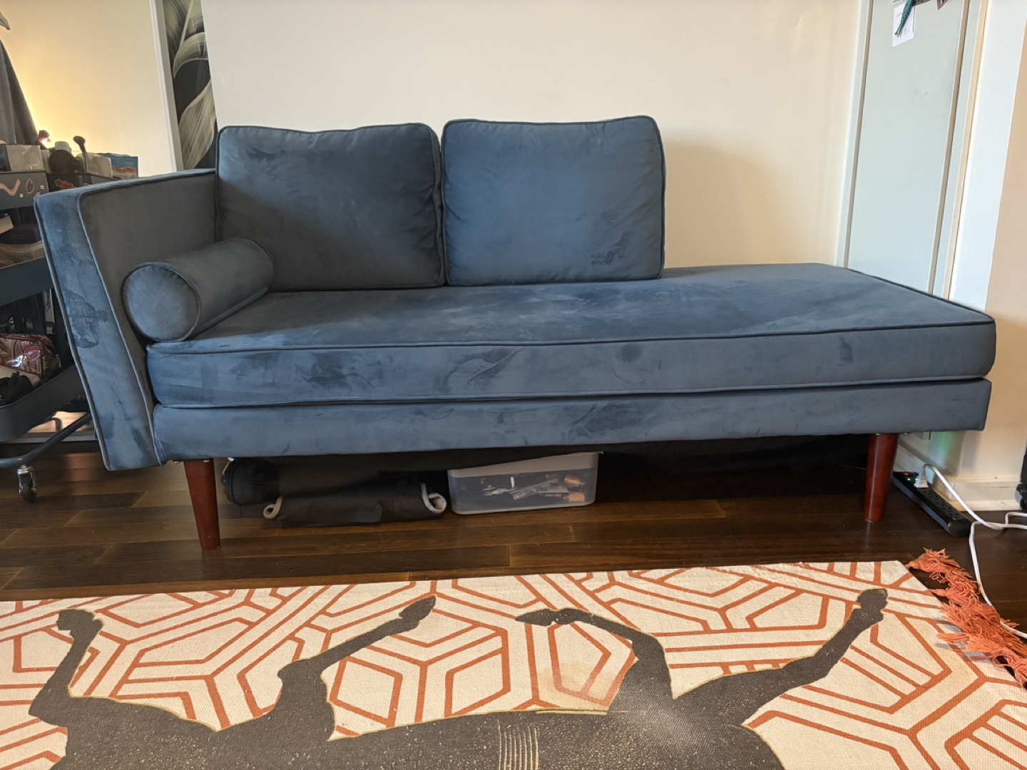 One Left Chaise Square Arm Lounge - photo 2