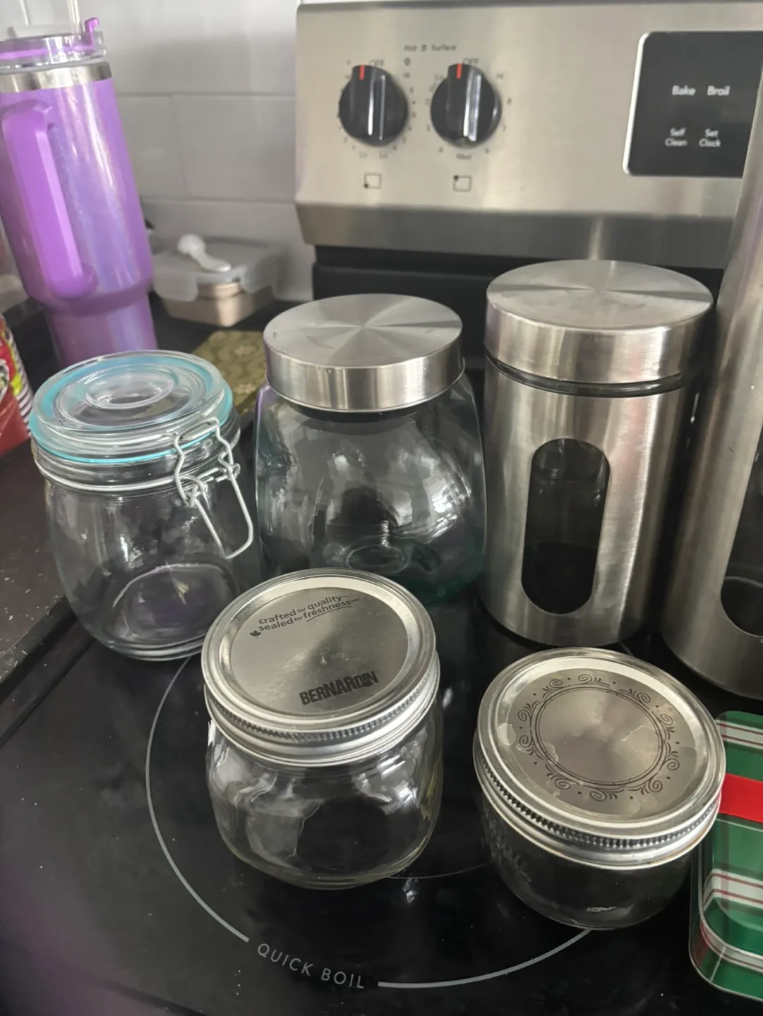 Assorted Glass Jars and Canisters image indicator(2)