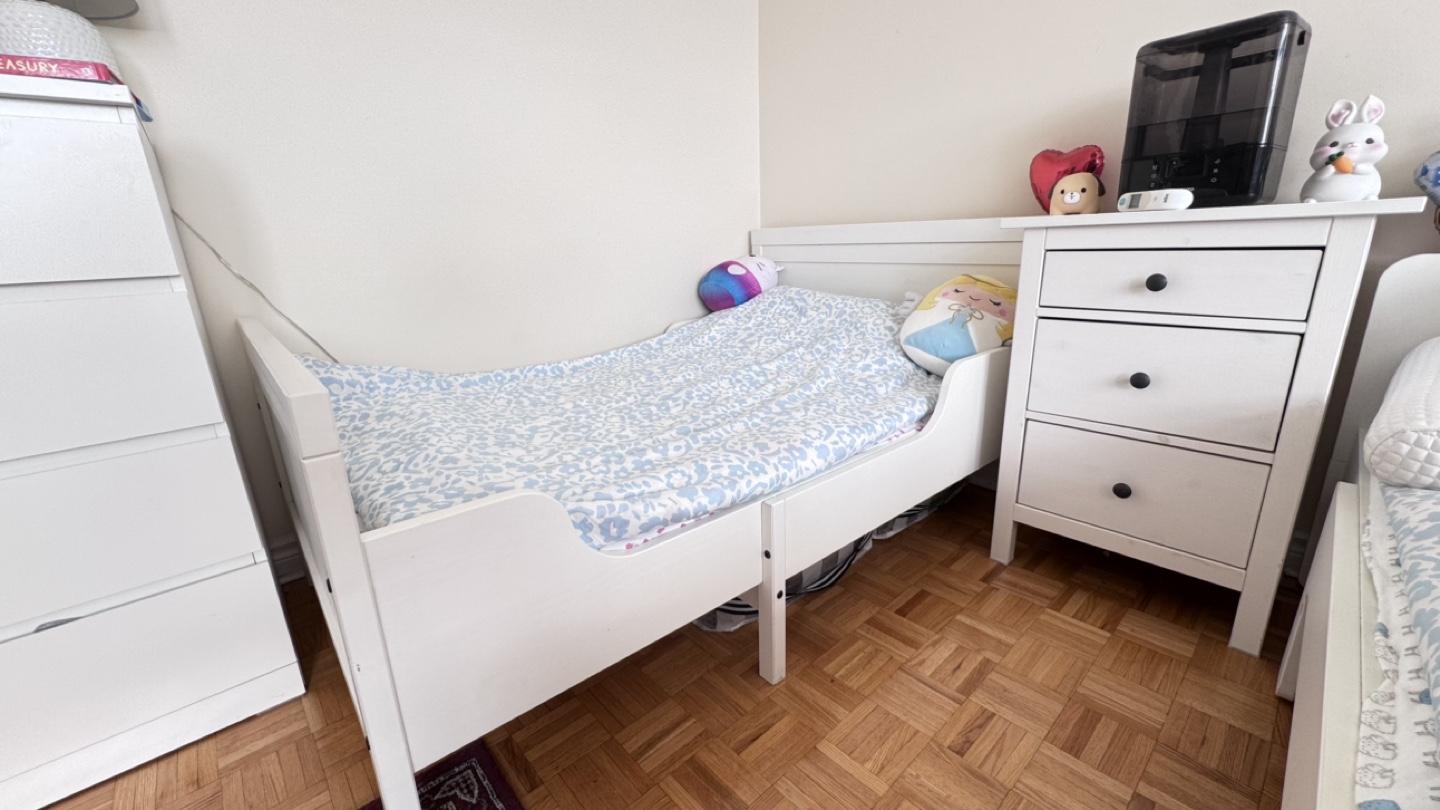 White IKEA Toddler Bed Frame