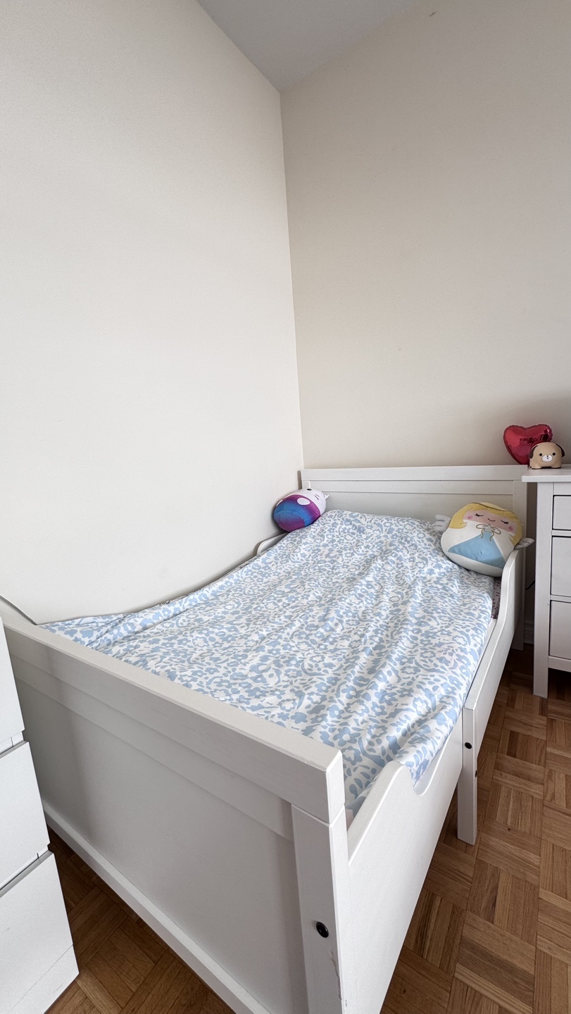White IKEA Toddler Bed Frame - photo 2