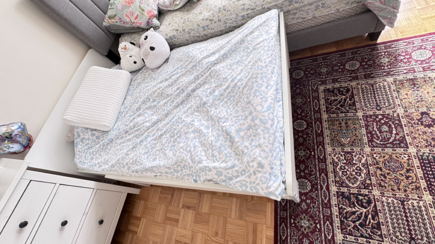 White IKEA Twin-Size Bed Frame - photo 2