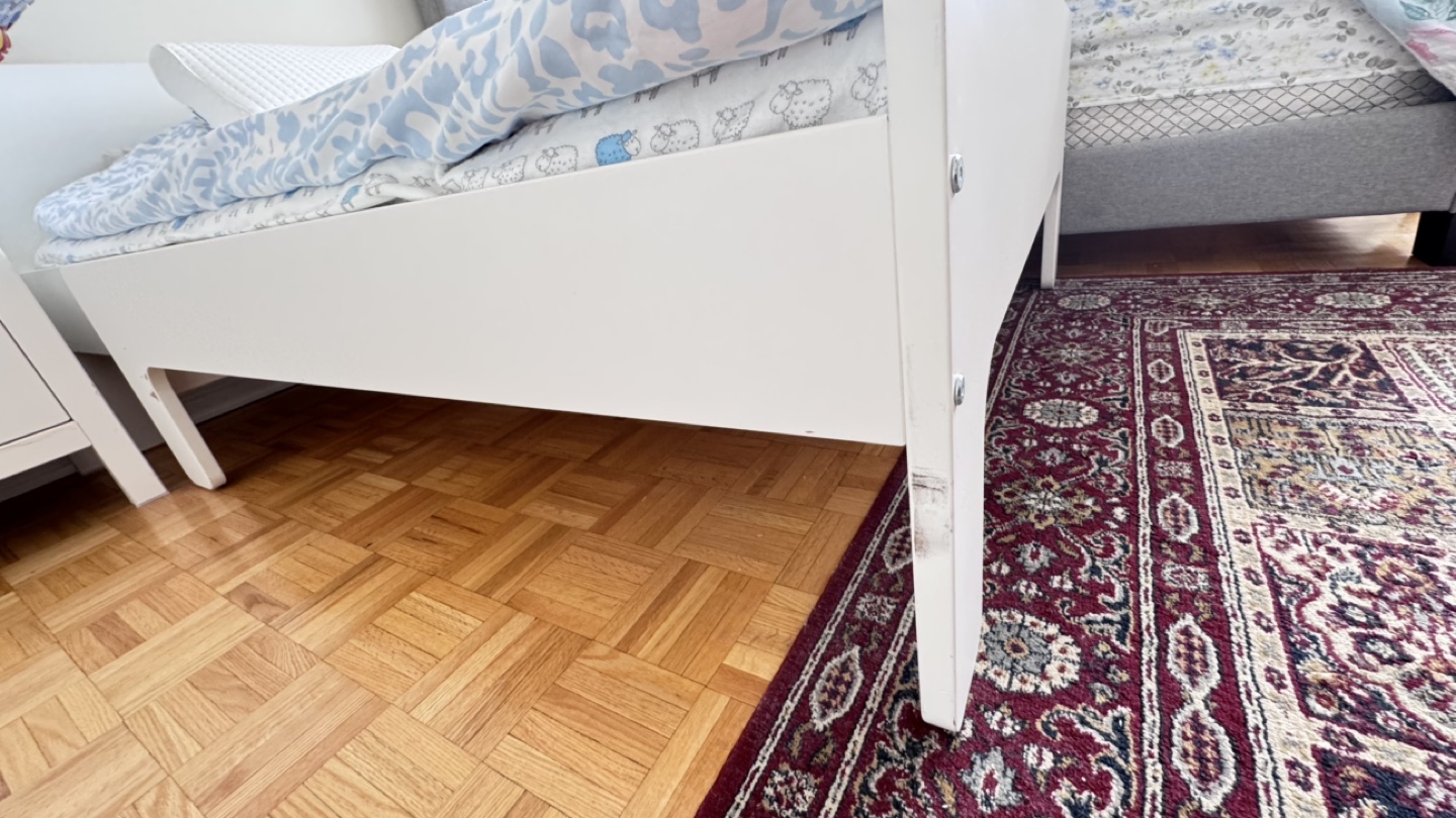 White IKEA Twin-Size Bed Frame - photo 3