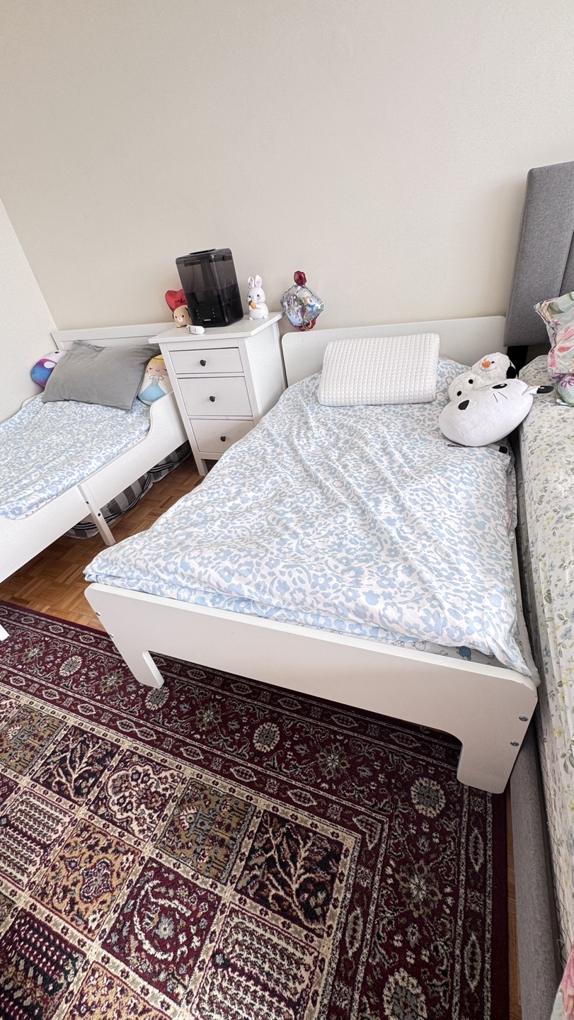 White IKEA Twin-Size Bed Frame