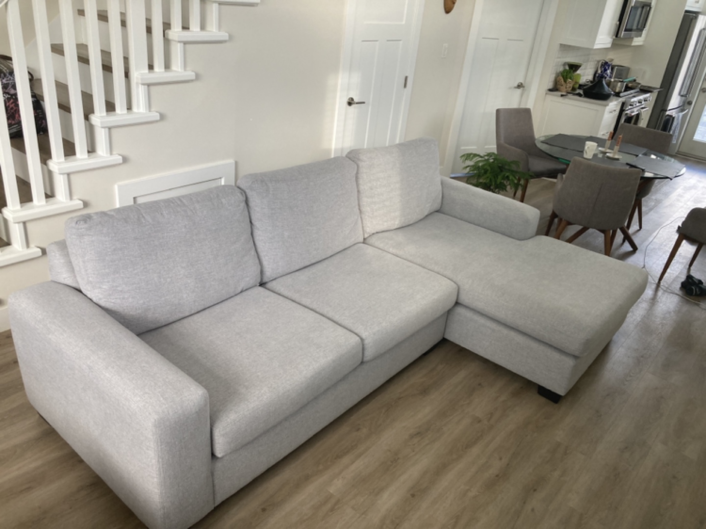 Grey Sectional Sofa - photo 4
