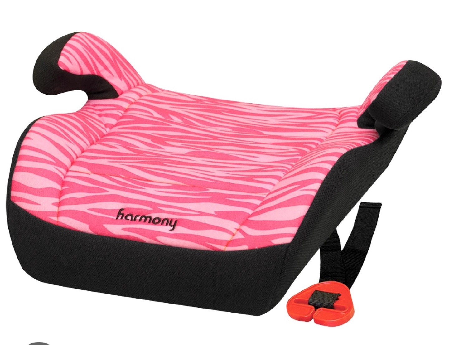 Harmony Pink Zebra Print Booster Car Seat