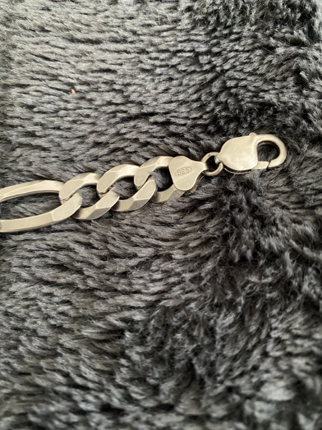 Figaro Bracelet, 925 Sterling Silver, Made in Italy - photo 2