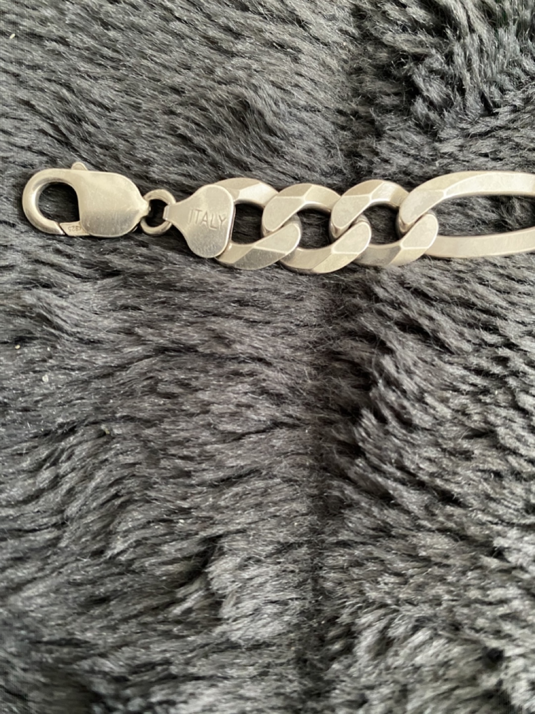 Figaro Bracelet, 925 Sterling Silver, Made in Italy - photo 5