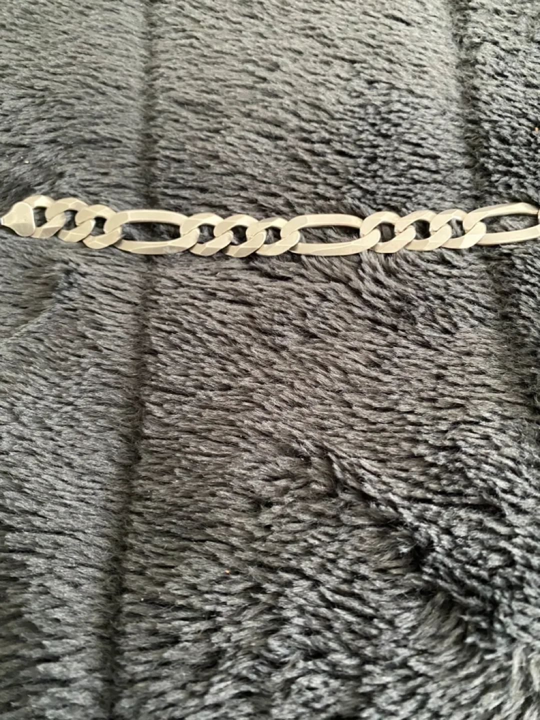 Figaro Bracelet, 925 Sterling Silver, Made in Italy thumbnail